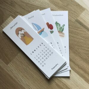 Calendrier Marque-Pages
