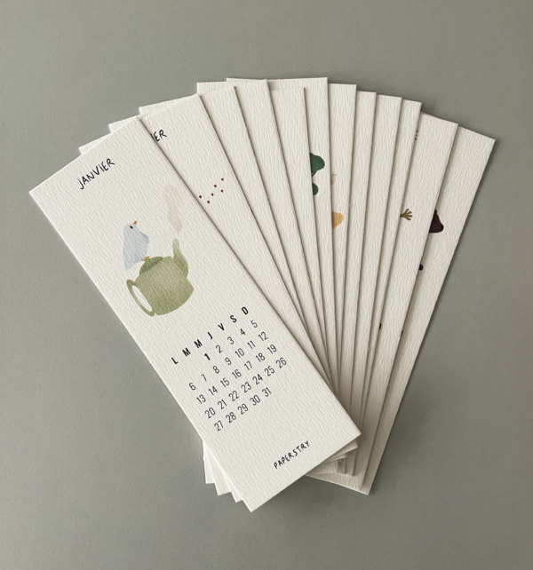 Calendrier Marque-Pages 2025